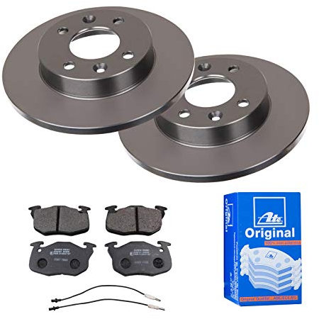 ATE Bremsen-Set 2 Bremsscheiben + Bremsbeläge Ø238 Einbau Vorne Bremsscheiben-Set Scheibenbremsen passend für Renault 19 2 Clio 1 Super 5