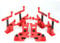 Estink Rohrschraubzwinge 3/4 zoll Set, 4 Satz Schnellspanner Metallklammer-Set, Clamp Schraubzwingen-Set, Rohr-Schraubzwinge, Schraubstock für Holzbearbeitung, DIY