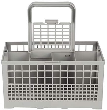 Vikye Dishwasher Basket, ABS Universal Cutlery Basket with 8 Compartments Multipurpose Dishwasher Silverware Replacement Box