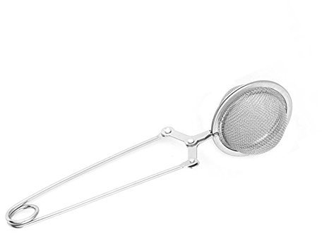 Touch Futu Teezange Teeei-Zange Teefilter Teesieb Teeei Gewürzzange Teebrüher Teesiebe Teesieb Löffel Edelstahl, Teeei für Tasse, Teesieb für Loseblatt Tee