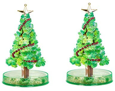 MRULIC Magisch Wachsender Weihnachtsbaum Tannenbaum Selbstwachsend Weihnachten Adventskalender Mini-Tisch-Weihnachtsbaum FüLler Weihnachten Dekorative Christmas Tree (A)