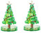 MRULIC Magisch Wachsender Weihnachtsbaum Tannenbaum Selbstwachsend Weihnachten Adventskalender Mini-Tisch-Weihnachtsbaum FüLler Weihnachten Dekorative Christmas Tree (A)