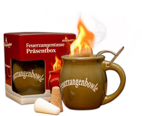 Feuerzangentasse 1er-Set, Oliv - für Feuerzangenbowle