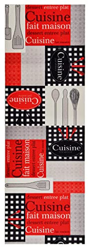 vidaXL Küche Bodenmatte Waschbar Cuisine rutschfest Fußmatte Läufer Flurteppich Teppich Küchenläufer Teppichläufer Küchenteppich 60x180cm