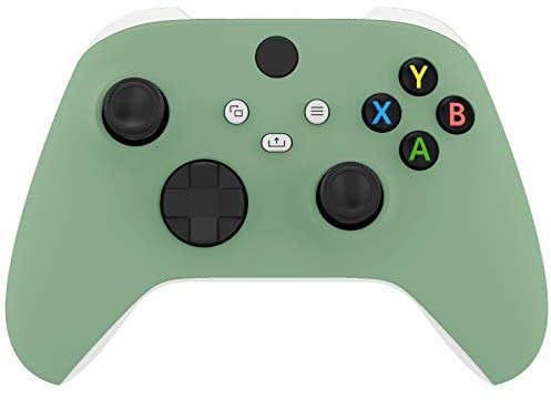 eXtremeRate Replacement Shell for Xbox Series X & S Controller - Personalized Upgrade - Matcha Green Custom Cover Case Faceplate Cover for Xbox Core Wireless Controller [Controller NOT Included]