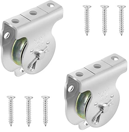 DBREAKS Umlenkrollen (2 Stück) Riemenscheibe Flaschenzug Seilrolle Einzelsatz für Seile Stahlseil