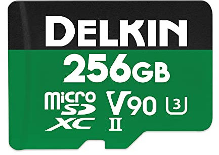 DELKIN MICROSD 256GB Power UHS-II V90
