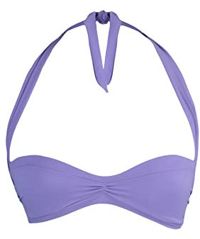Trendyol Top Bikini in Maglia da Donna Costumi da Bagno, Lilla, 0