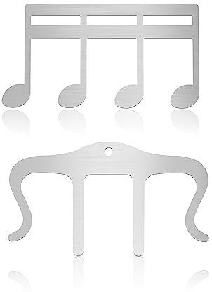 2 Pack Book Clips - Page Holders for Piano Sheet Music - Keyboard Stands