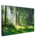 MuchoWow© Impression sur Toile Photo Peinture 90x60 cm Tableau Decoration Murale Chambre Salon Maison Deco Cuisine Nature - Arbre - Forêt - Vert - Soleil - Herbe - Plantes