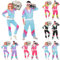 callmo 80Er Trainingsanzug Herren Damen, Bad Taste Outfit Damen 90Er Paare Karnevalskostüme Damen Langarm Mode Cosplay Faschingskostüme Gruppe Damen Herren Apres Ski Party Outfit Bunt Paare Sportler