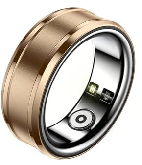 Dpofirs Anelli Intelligenti per Uomo e Donna, Anello Fitness Tracker NFC con Monitoraggio della Temperatura Corporea Durante Il Sonno, Funzione Contapassi, Gadget Elettronici IP68 per Lo