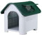 Hundehütte für Hunde für den Innen- und Außenbereich mit aufklappbarem Fenster (L)