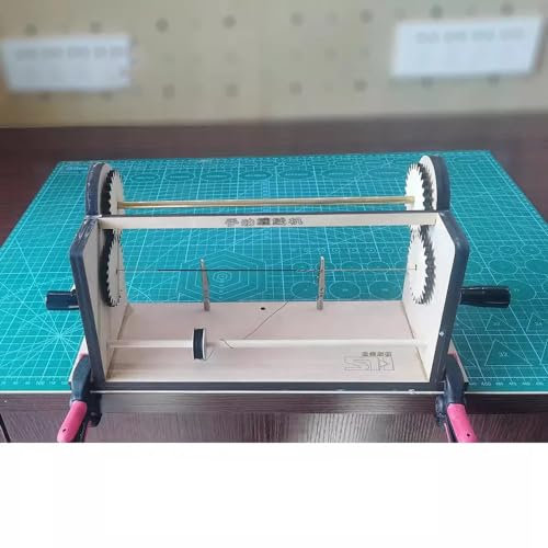Manual Winding Machine Hobby Model Ship Tool Ropewalk for Standing Rigging Rope Making Model Kit