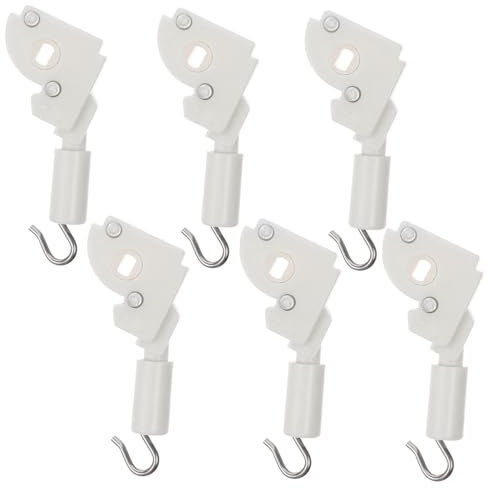 TOPPERFUN 6St Vorhangdimmer Reparaturset für Jalousien Mini-Rollo-Kopfschiene jalousien zubehör fensterladen beschläge Fenstervorhänge horizontale Jalousieteile Mini-Blindstab-Ersatzteile FM