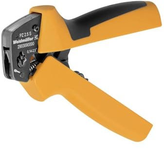 Weidmüller Crimpatrice PZ 2,5 S, per sezione trasversale da 0,14 a 2,5 mm², ergonomica, 480774