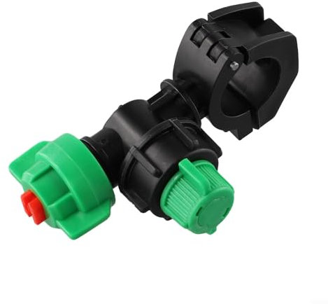 Boquilla de pulverización para tractores, boquilla de riego de jardín, boquilla de abrazadera de tubo antigoteo, boquilla de aspersor agrícola ajustable (B)