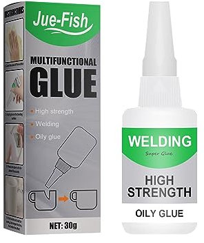 Saldatura plastica oleosa ad alta resistenza Super per resina ceramica vetro metallo forte utensili universali & fai da te 18ML metallo su metallo incollare colla di carta liquido (verde, taglia