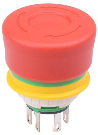 XA1E-BV3SG12TR Unibody 16mm Emergency Stop Switch 1NO-2NC IDEC