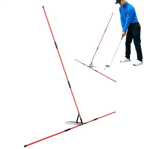 GkgWuxf Bâtons d'alignement de bâtons de Golf – Aide à l'entraînement de Golf Multifonction Portable, entraîneurs de Sport pour Les Amateurs de Sport, la fête des pères, Thanksgiving