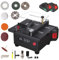 Table Saw,Cordless Mini Electric Table Saw,15000r/min Multi Electric Metal Chop Bench Saws to Cut Wood,Angle Adjustable 16MM Cutting Depth,for Pcb Board,Thin Wood Board,Battery*2