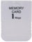 1 Mega Memory Card, 1MB Storage for PS1 Games, Quick Read/Write, Data Safety, Lightweight and Compact, Compatible with PS1, Game Console, 1 Mega Memory Card (1 piece)