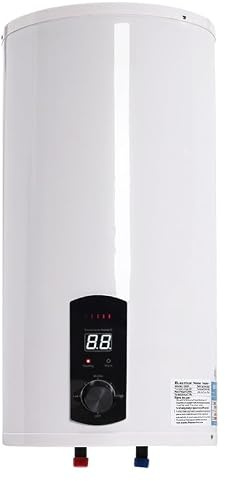 Calentador De Agua Eléctrico De 50 Litros Para Montaje En Pared Vertical, Termo Eléctrico Con Indicador LED Para Baño