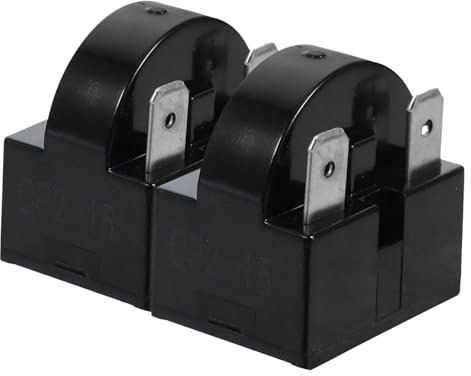 Artibetter 2stücke Ptc Kühlschrank Überlastschutz Kompakter Schutz Für Gefrierschrank Und Kühlschrank Ohm Polig Für Volt Robuste Und Langlebige Kühlkompressor Ersatzteile