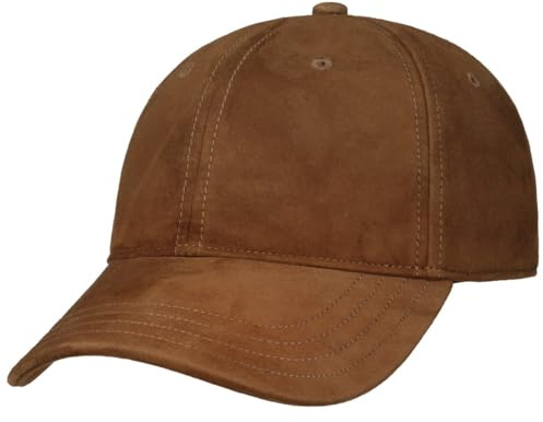 Stetson Veloursledercap Classic Curved Brim Herren Elegante Ledercap Strapback Ganzjährig