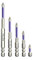 K5 - Juego de brocas antideslizantes resistentes a los impactos, 5/6 brocas de destornillador de alto imán para taladros manuales y destornilladores de impacto, diseño de dientes antideslizantes para