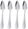 4pcs cucharas de frutas irregulares de acero inoxidable con mango, cuchara de borde serraminado para cítricos, pelado y capas de mango, utensilios de corte de frutas de cocina