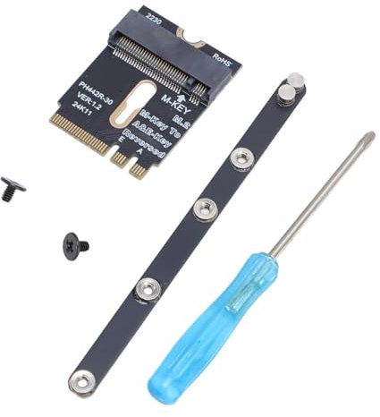 Zunate M.2 Kit D'adaptateur de Converti SSD NVME pour Air Pro 2013-2017, M Key NVME SSD Convert Card NGFF Converter avec Vis Prise en Charge 2230 2240 2260 2280 PCIE 4.0