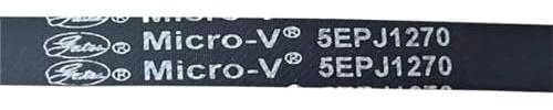 Courroie D'entraînement MICRO-V 5EPJ 1270, Compatible Avec LittleSwan Les Machines À Laver (pièce Détachée Parfaitement Adaptée).