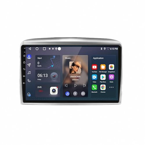 Sistema di Navigazione Gps per Lancia Ypsilon 2006-2011 Navigatore Gps per Auto Carplay, Android Auto, Touch Bluetooth, Dsp, Wi-Fi, Usb, Retrocamera, 8 Nucleo 4G+64G
