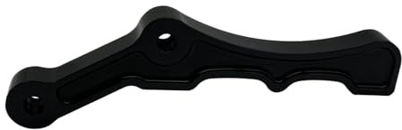 Moto Radiale Anteriore Pinza Freno Montaggio Pinza Freno Staffa Misura Per Harley Touring Sportster 11.5 e 11.8 rotori Raffreddatore pinza freno(All Black)