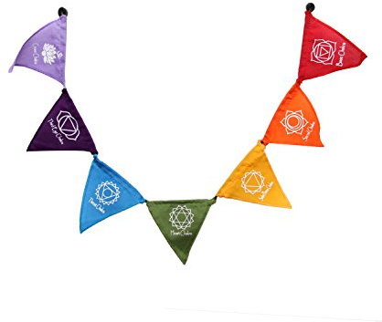 The Hippy Clothing Co. Mini Chakra Bunting Fridge Magnets