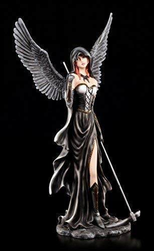 Dark Angel Figur Gothic - Todesengel Scythia mit Sense - Racheengel