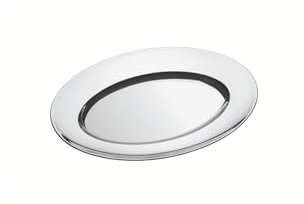 Tramontina - Assiette de service ovale Buena 25x17,5cm. Inox.