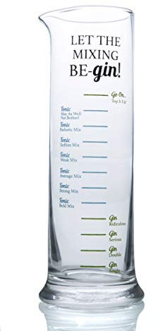 Boxer Gifts GWR011 Let The Mixing Be Gin Novelty Spirit Measure