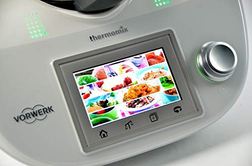 2 x Schutzfolie passgenau für Vorwerk Thermomix TM5 Stoßabsorbierend Panzerfolie klar
