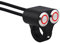 Universal de 22 mm de Interruptor de Manillar de Motocicleta, Interruptores de Agarre de La Linterna de la Motocicleta de Aleación de Aluminio (Tipo D)