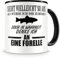 Samunshi® Angel Tasse Fisch - Forelle Tasse - Angler Geschenke für Männer Angel Zubehör Geschenk für Angler Zubehör