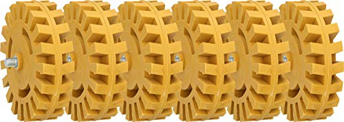 Folienradierer mit Lamellen, 6er Pack