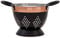 Premier Housewares 507370 Colander, Stainless Steel, Charcoal