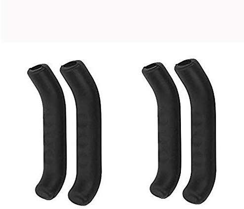 VOANZO 2 Paar Fahrradbremshebel Sleeve Grip Protector Cover, Anti-Rutsch-Bremsgriff Silikonhülle für Mountain Road Bike Radfahren (Schwarz)