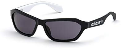Adidas Unisex-Erwachsene OR0021 Sonnenbrille, Shiny Black/Smoke, 58