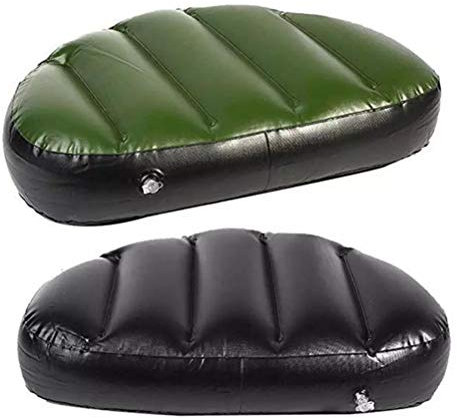 BSTCAR Aufblasbares Sitzkissen Grün Aufblasbar Kajak Sitzkissen Kajaksitz PVC Boot Sitze Bequemes Wasserdichtes Sitzkissen für Draußen Camping Fischerboot