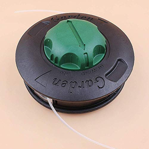 MQEIANG Tondeuse à Gazon tête Double Ligne M10 * 1.25 pour Echo Husqvarna débroussailleuse tête de Coupe-Bordures Chargement d'alimentation en Bosse