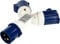 Netagon Caravan Camping Wohnmobil 3-Wege-Stecker auf 3 Buchsen, 230 V Netzsteckdose Splitter (2-Wege)