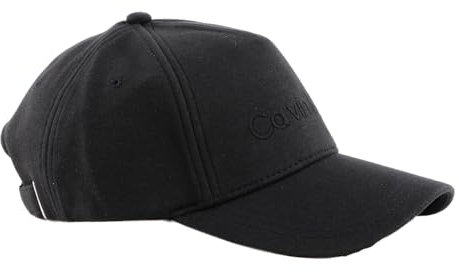 Calvin Klein Herren Jersey BB Cap K50K509214 Kappe, Schwarz (Ck Black), OS